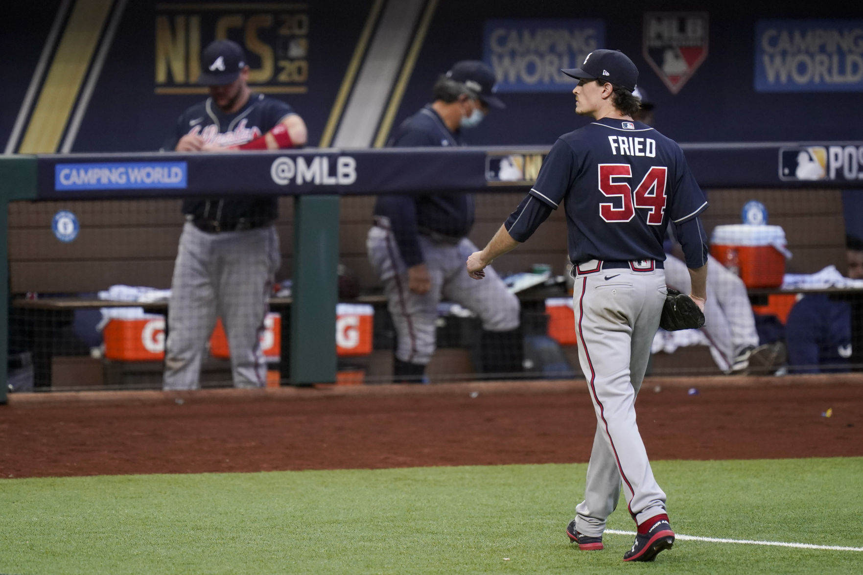 NLCS Braves Dodgers Baseball
